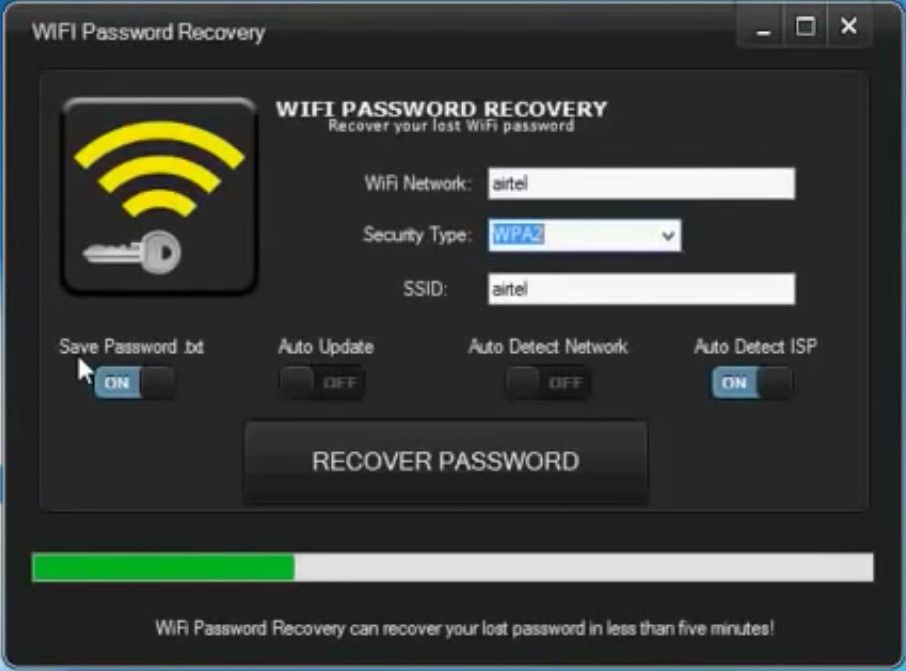 Show wifi password mac